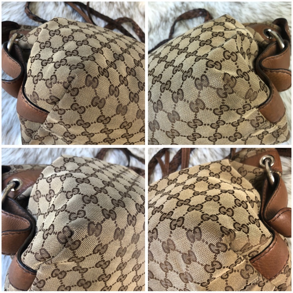 Gucci GG Canvas Medium Bamboo Bar Tote - Picture 7 of 16